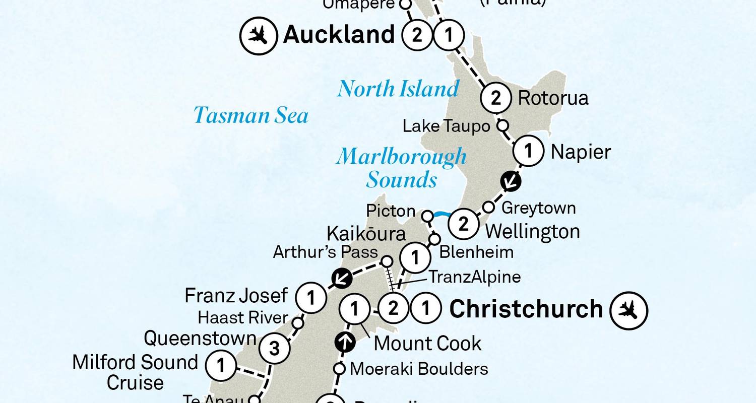 Ultimate New Zealand 2025 - 24 jours (from Auckland to Christchurch) - Scenic Luxury Cruises & Tours