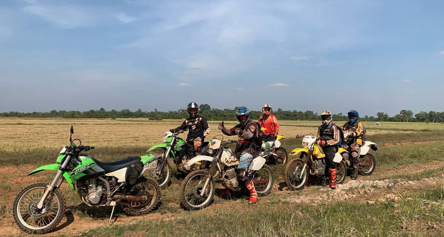 6-Day Scenic Cambodia Off-road Motorcycle Tour from Siem Reap to Banlung, Kratie & Preah Vihear - DNQ Travel