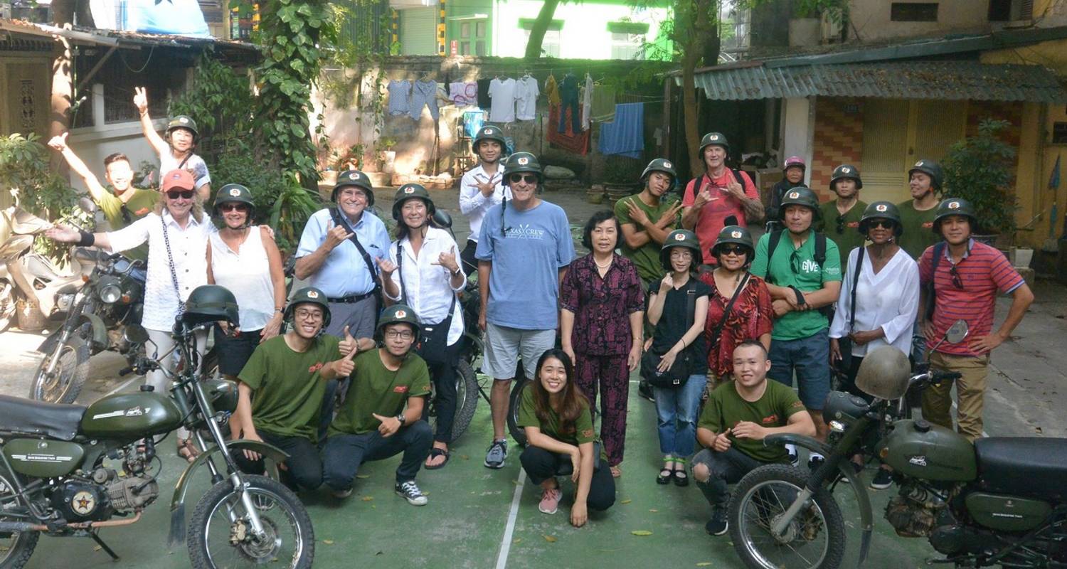 Lo mejor de Hanoi en medio día y sus joyas ocultas en moto vintage - Circuito conjunto - Up Travel Vietnam