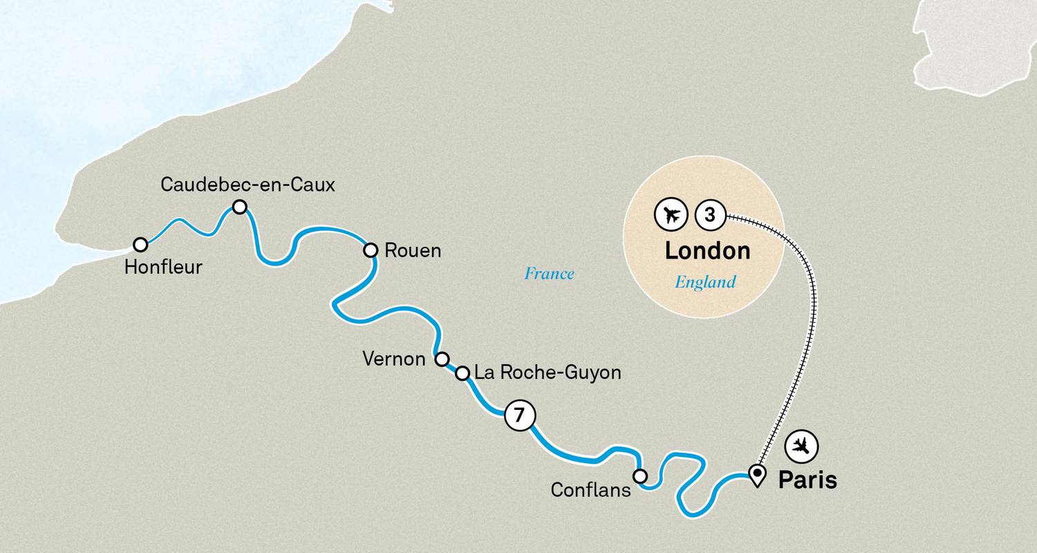 Hoogtepunten van Normandië & de Seine met Londen - Scenic Luxury Cruises & Tours