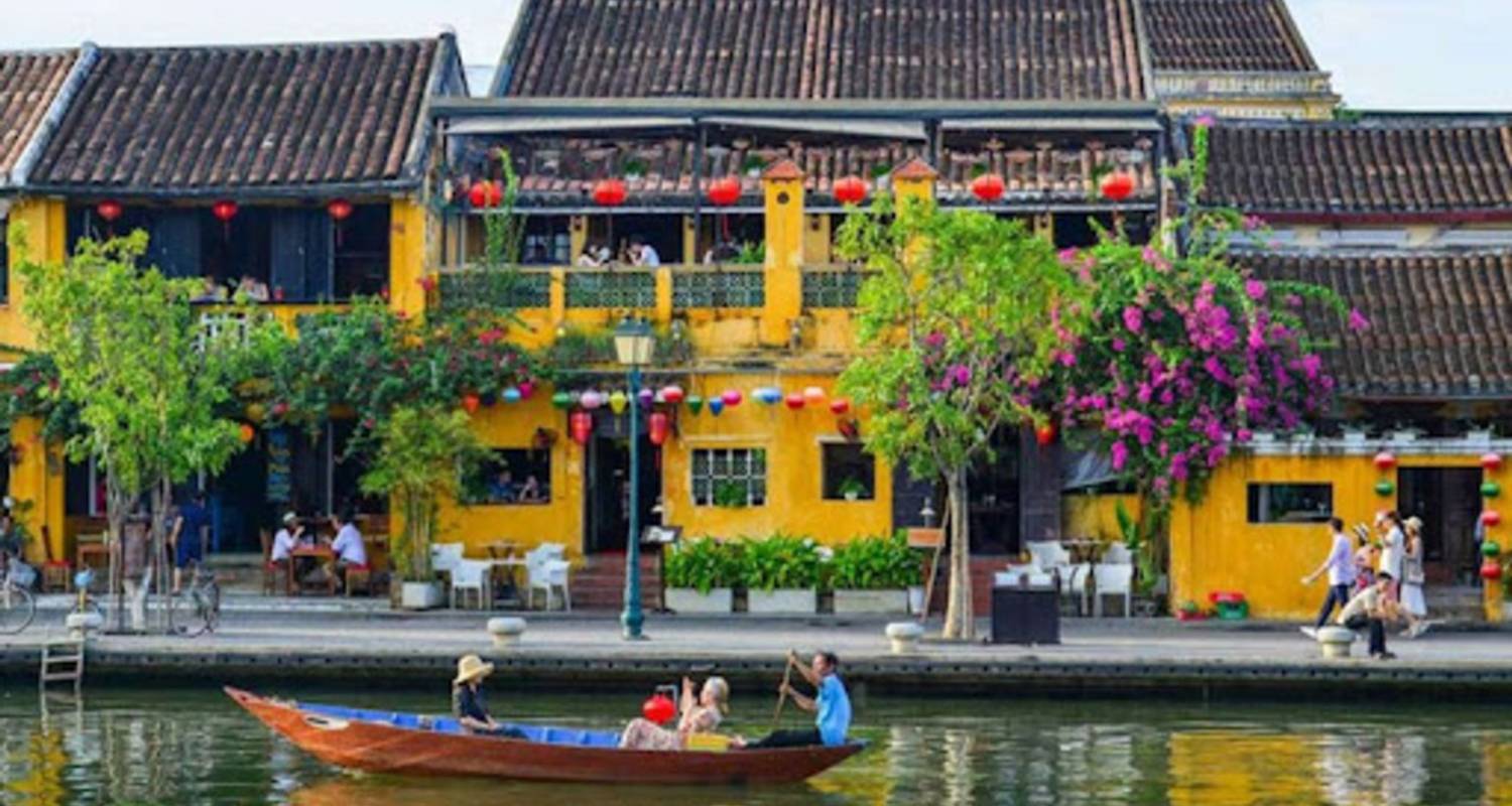 Coconut Basket Boat & Hoi An City Tour With Boat Ride & Release Flower Lantern | From Danang/ Hoi An | Vietnam - Open Asia Travel 