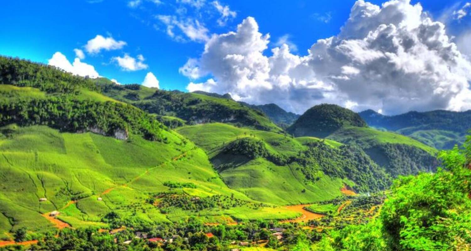 Desde Hanói: Aventura de 3 días en Mai Chau y Pu Luong: Bicicleta, Cascada, Rafting - Open Asia Travel 