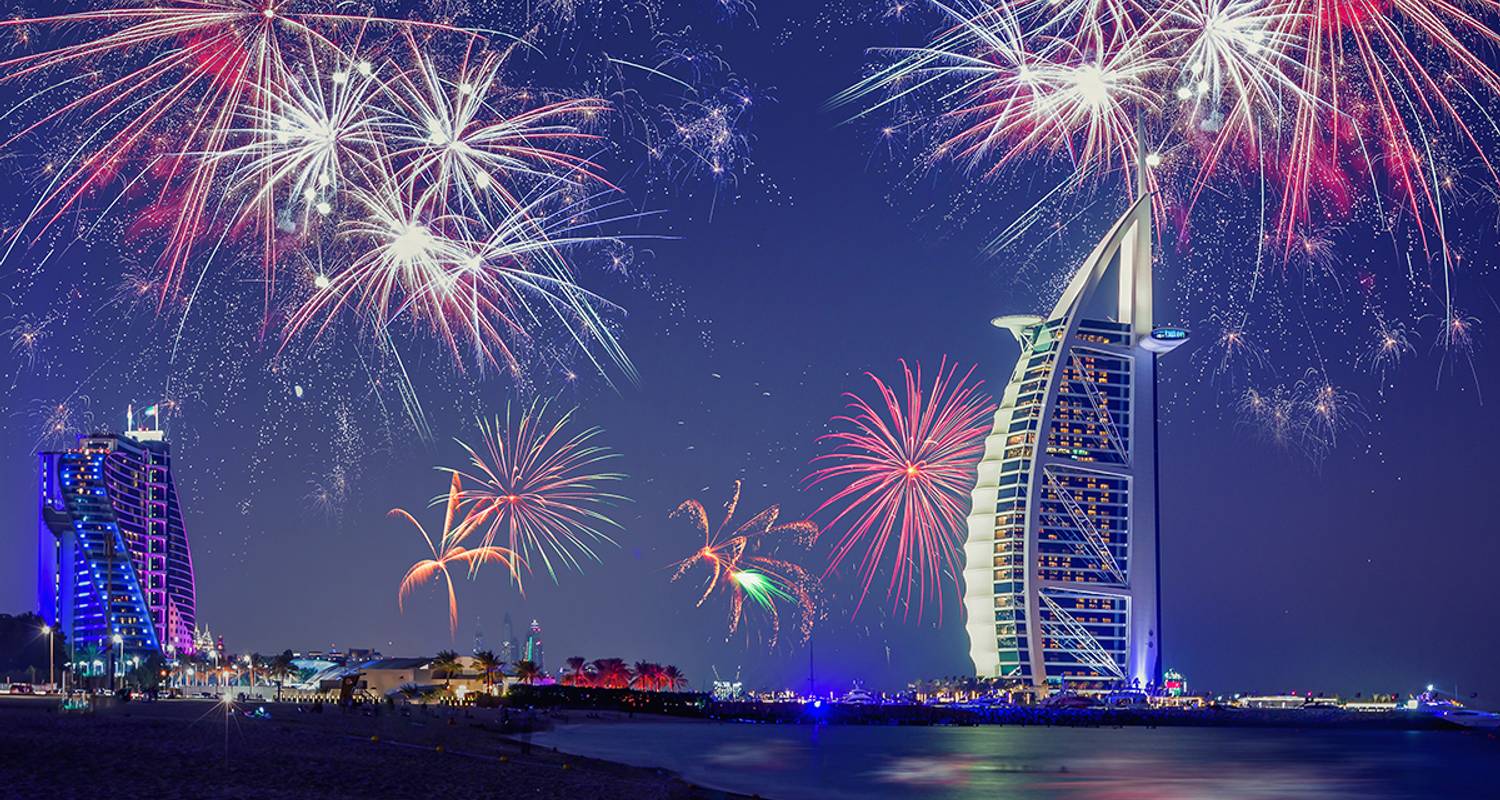 Silvester in der Supercity Dubai - Gebeco