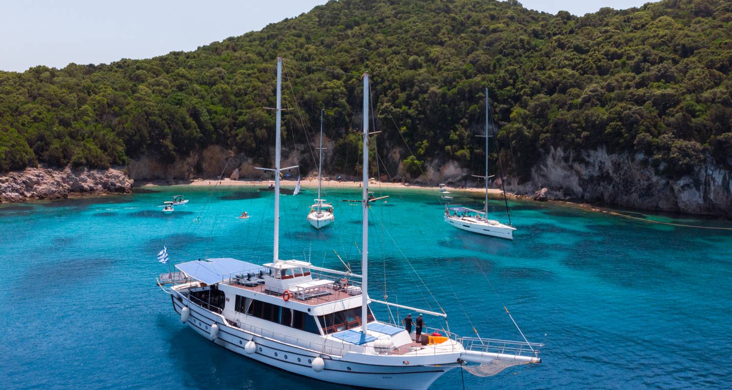 Premier Gulet 18-39s : 5 jours de Lefkada à Corfou - Go Sail Greece