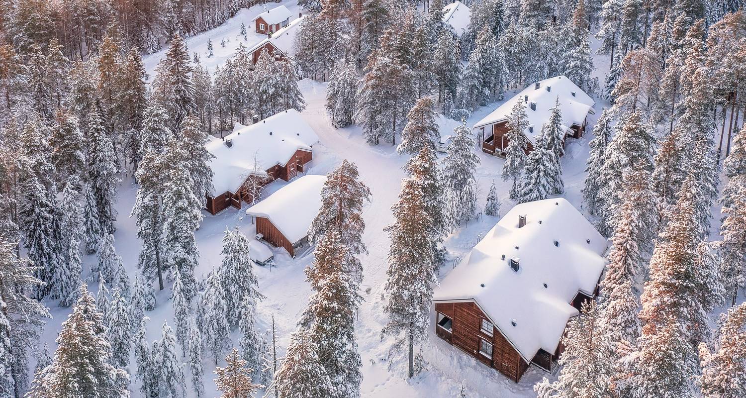 Viaje por carretera a Laponia: Luces de nieve y noches polares - journaway