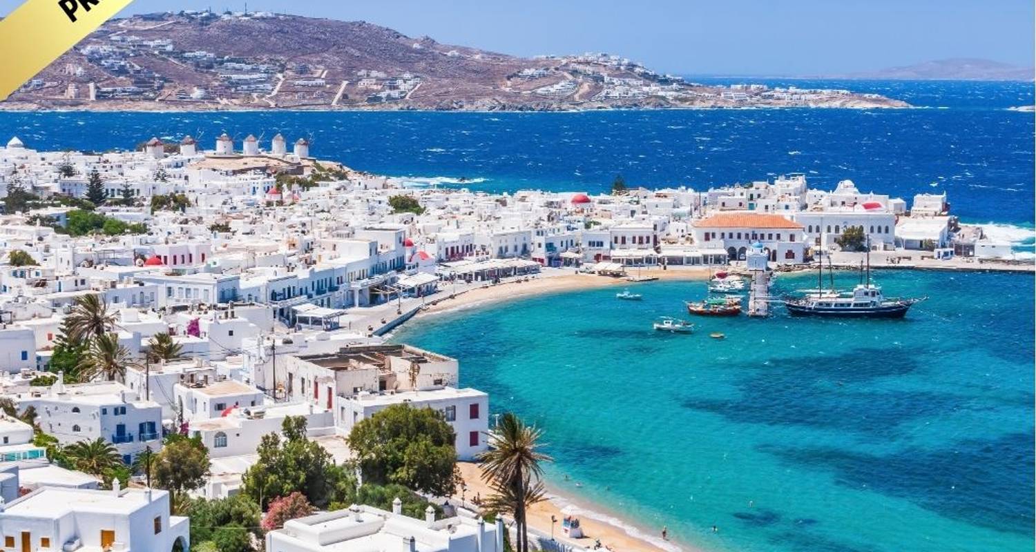 7 Dagen - Athene - Mykonos - Santorini (Privé Basis 2 deelnemers)- Excl. Overnachting - White Cube Travel DMC Greece