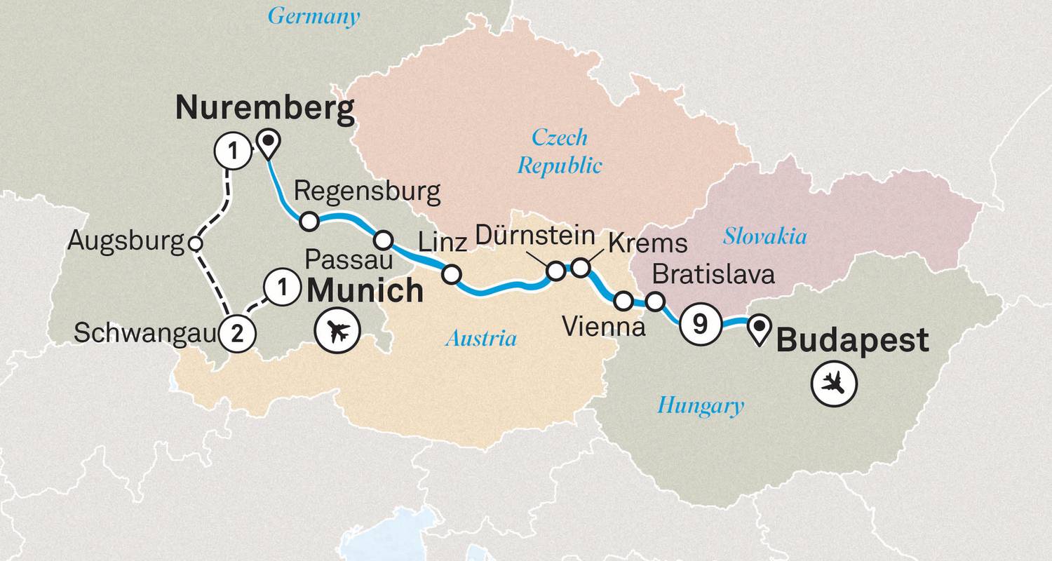 Donau in de diepte met het beste van Beieren 2026 - 14 dagen (van Budapest naar München) - Scenic Luxury Cruises & Tours