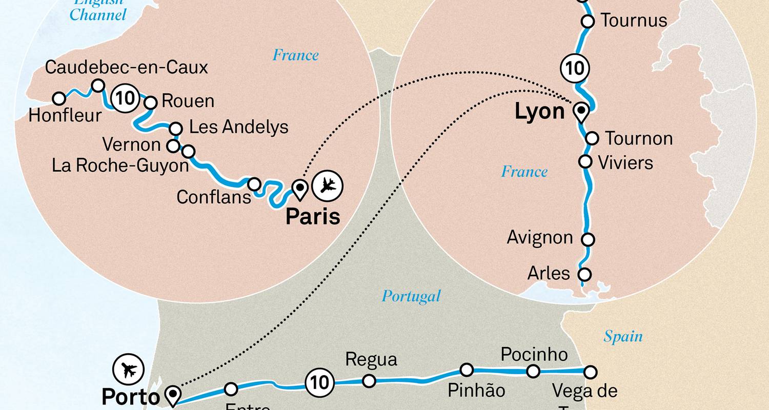 Rencontre France-Portugal 2026 - 31 jours (from Paris to Porto) - Scenic Luxury Cruises & Tours