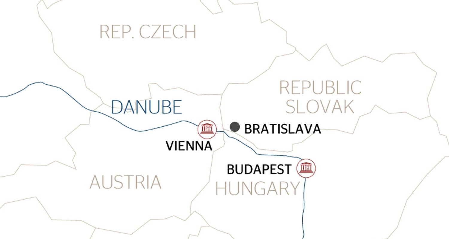 Circuits et voyages Croisière fluviale – Vienne, Budapest et Prague