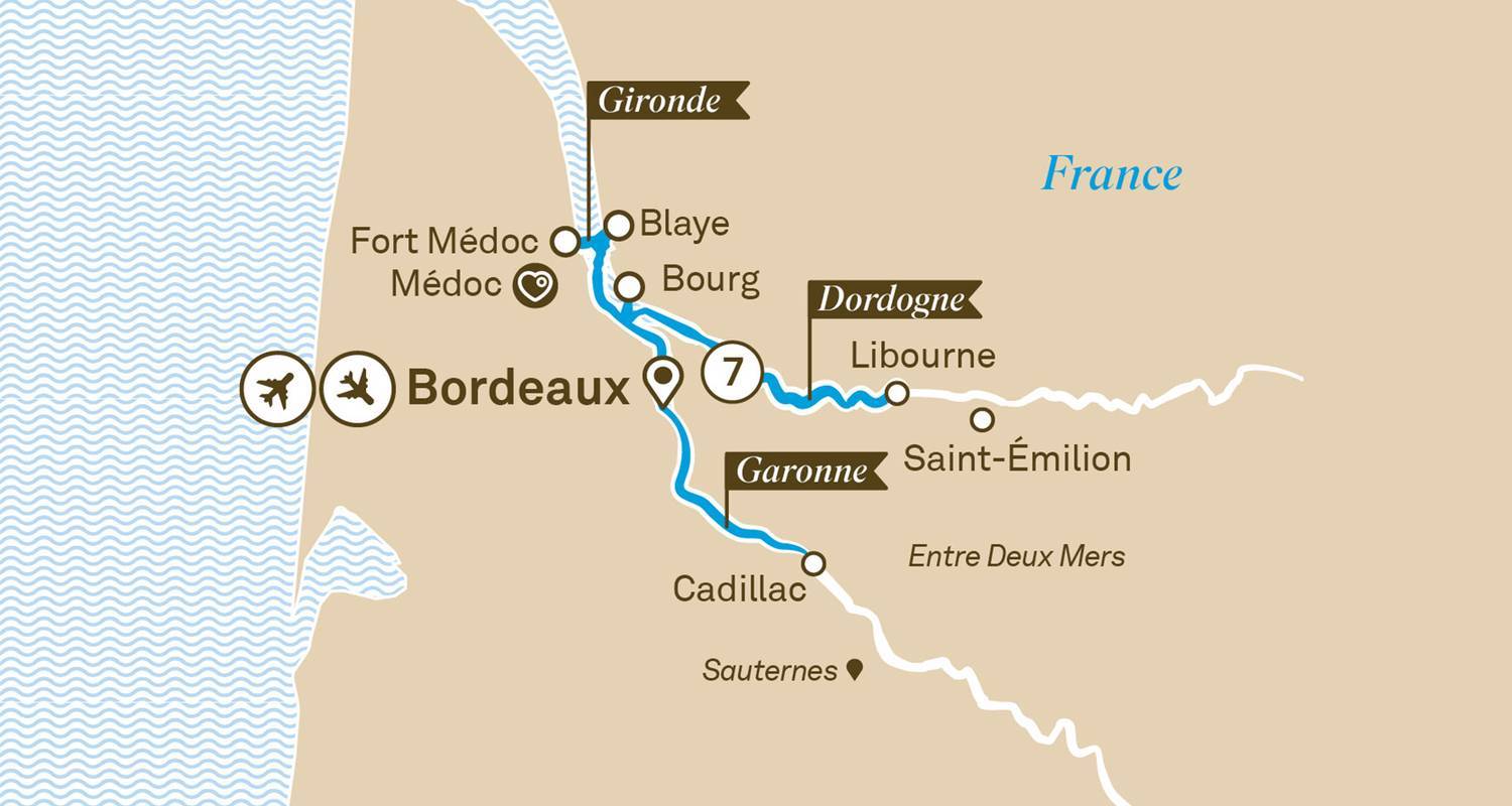 Circuits Bordeaux et Dordogne en Avril 2026