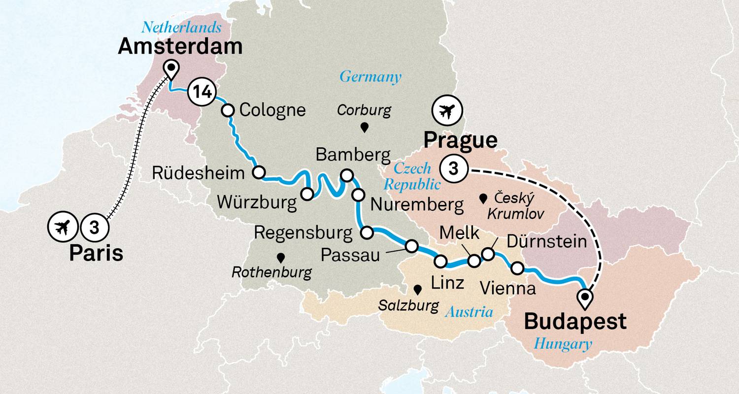 River Cruises from Paris to Prague