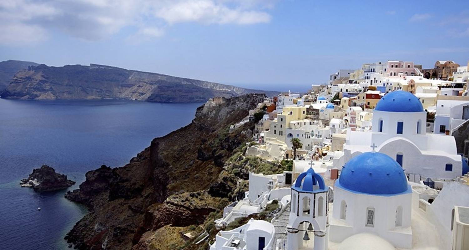 picturesque greek island on aegean sea crossword