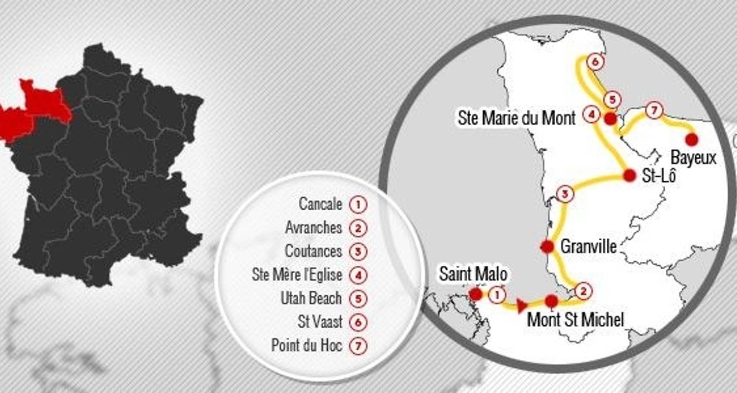 Brittany to Normandy