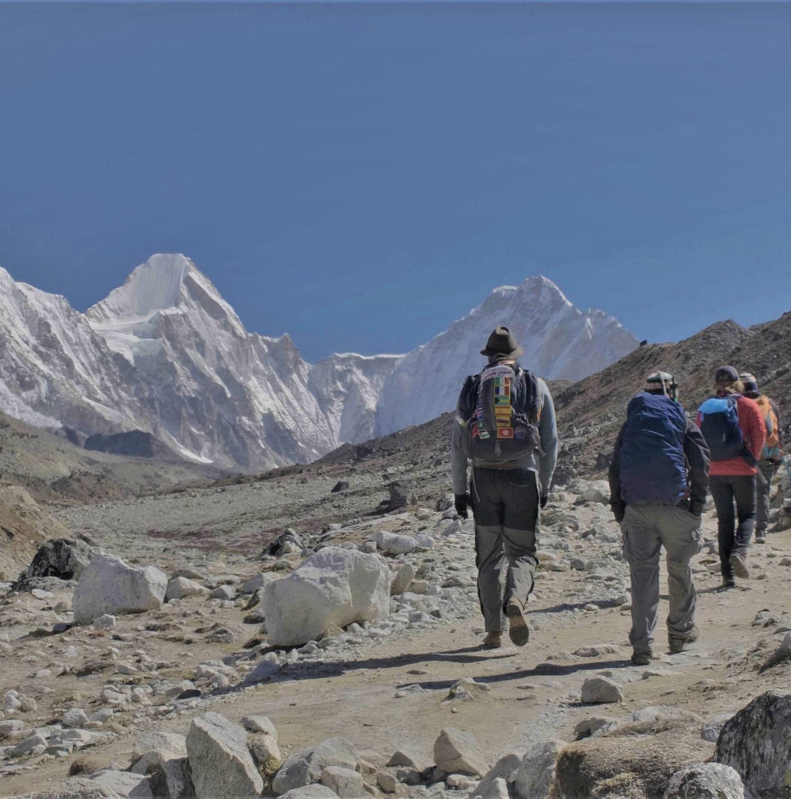 Lobuche - Gorak Shep [5170 m/16,961ft]-Everest Base Camp [5364 m/17,594 ft]-Gorak Shep:  8 - 9 hrs — Lobuche
