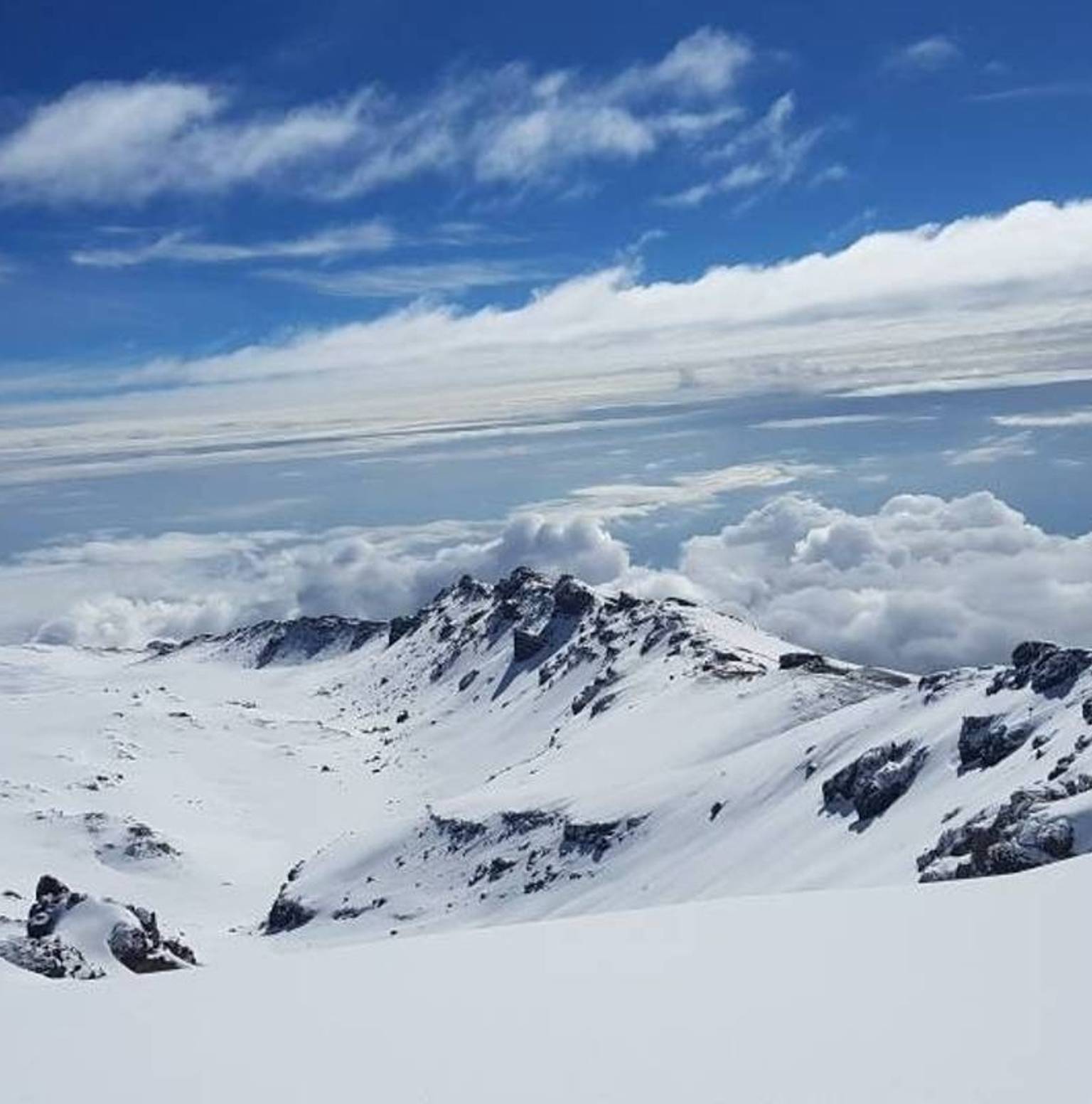 Trekking to uhuru Peak and Descent to Horombo Hut — Kibo Huts