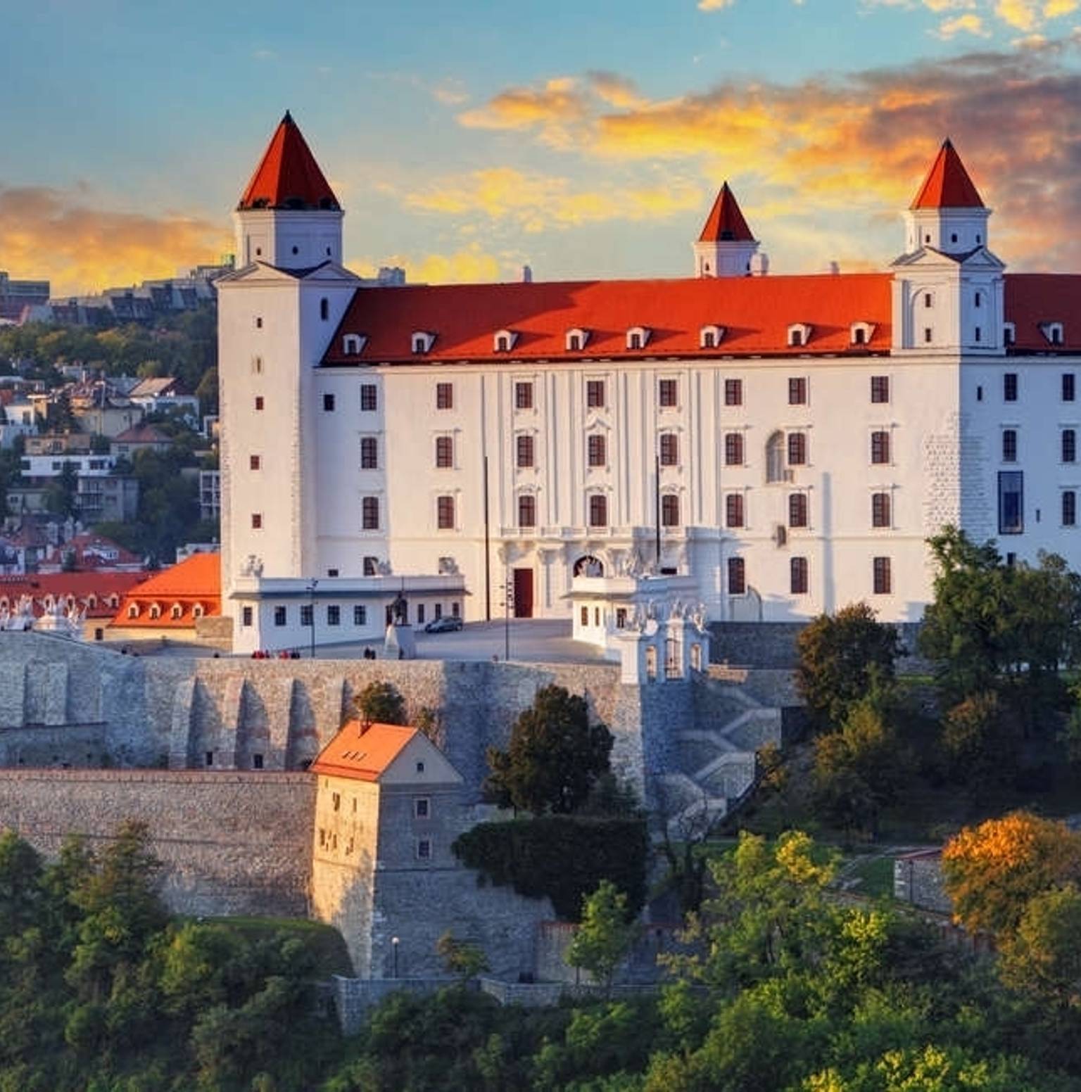Drive to Bratislava, Slovakia with a walking tour on arrival — Budapest