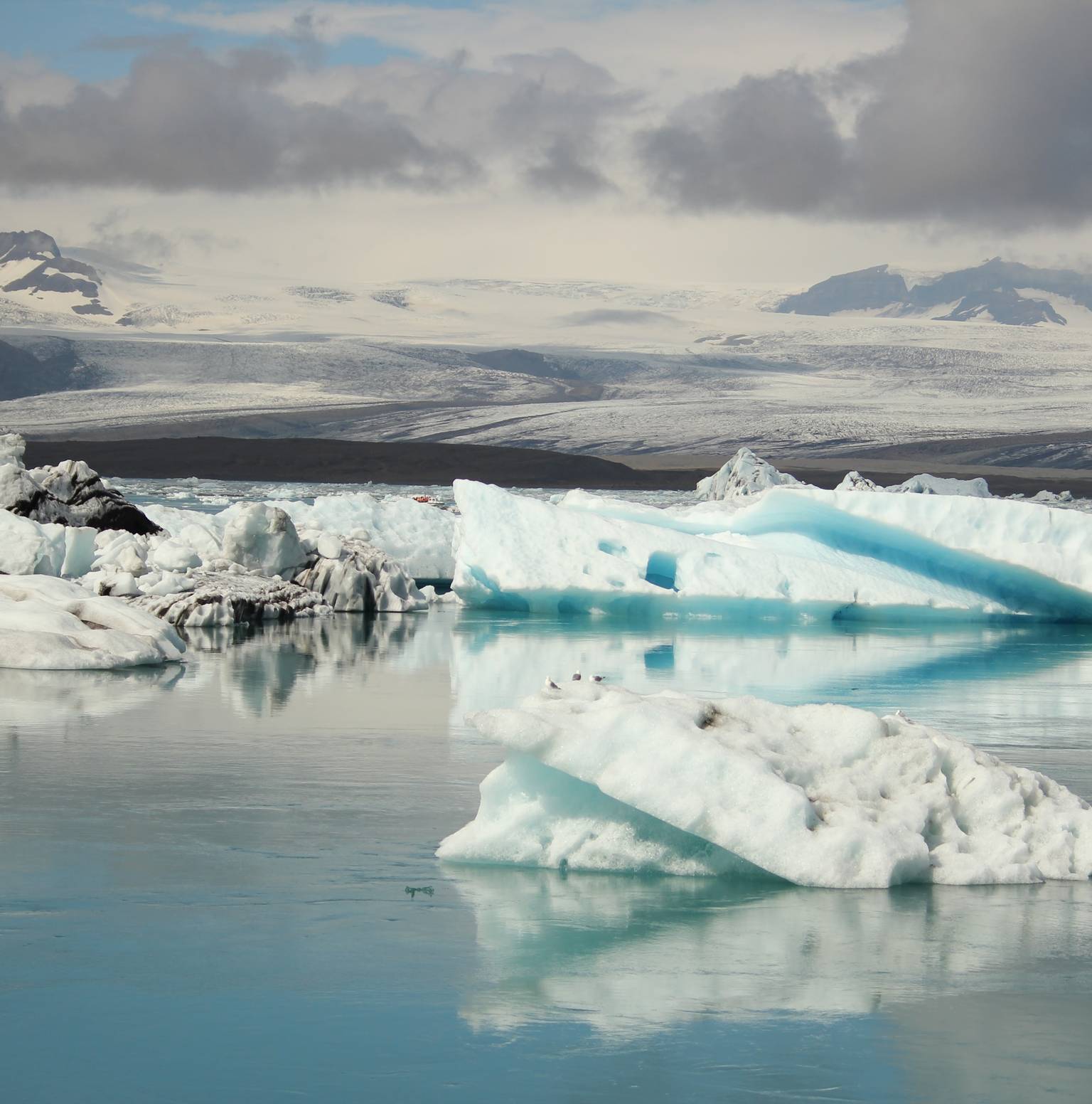 Skógafoss, Dyrhólaey and Jökulsárlón (breakfast) — Eyjafjallajokull