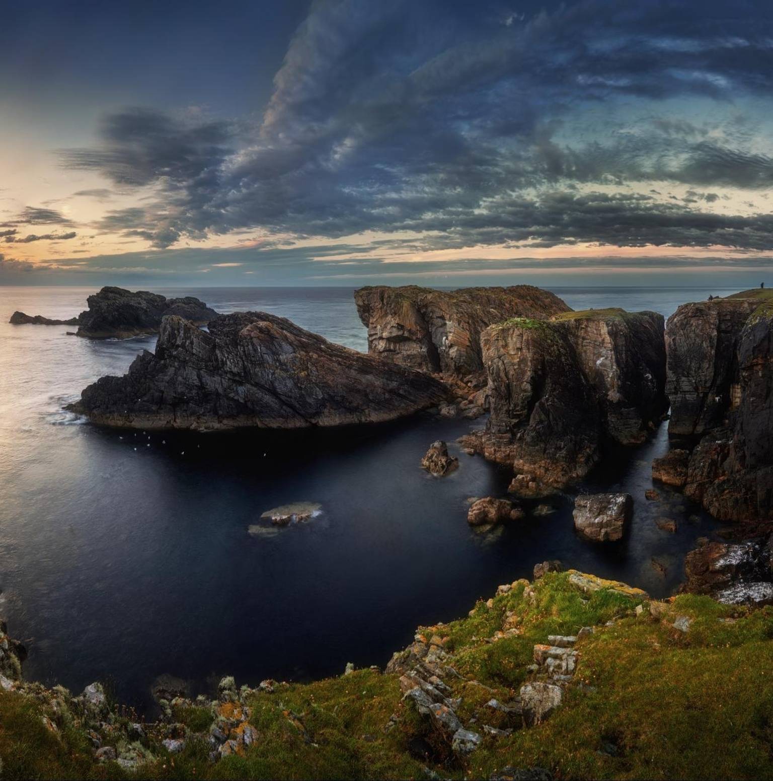 Berneray to Tarbert (Isle of Harris)     distance: 50km    ascent:  1030m — Isle of Harris
