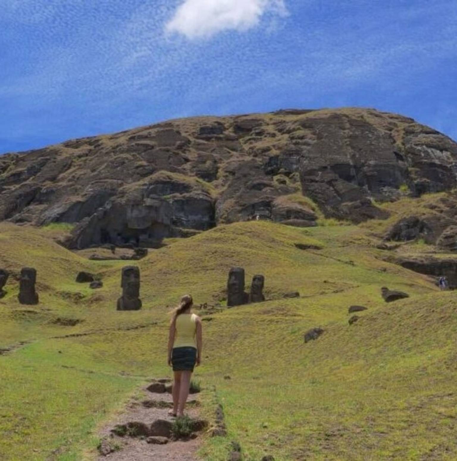 Adventure to Rano Raraku Volcano & Anakena White Sand Beach — Easter Island