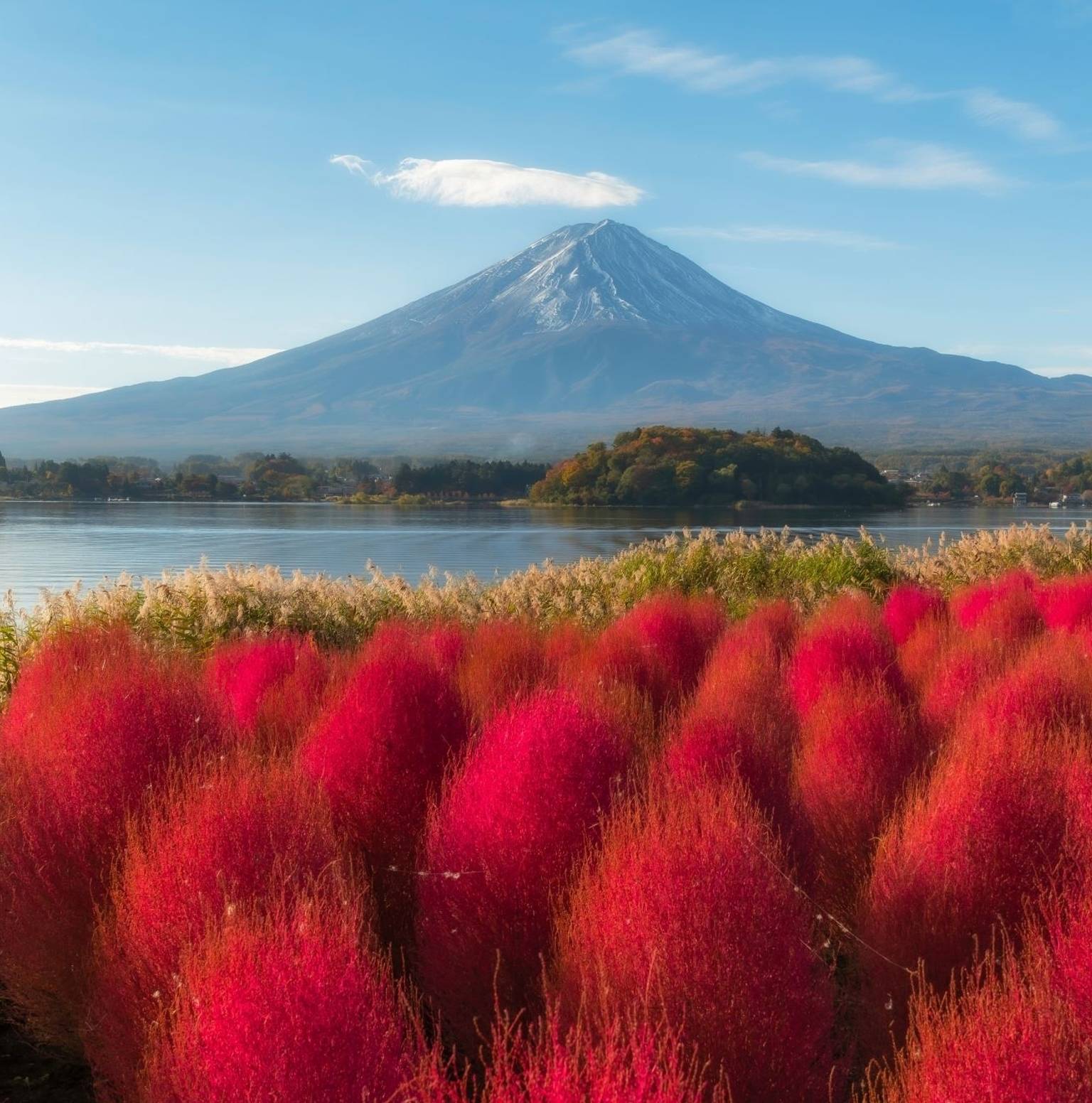 Mount Fuji & Lake Kawaguchi — Kawaguchiko