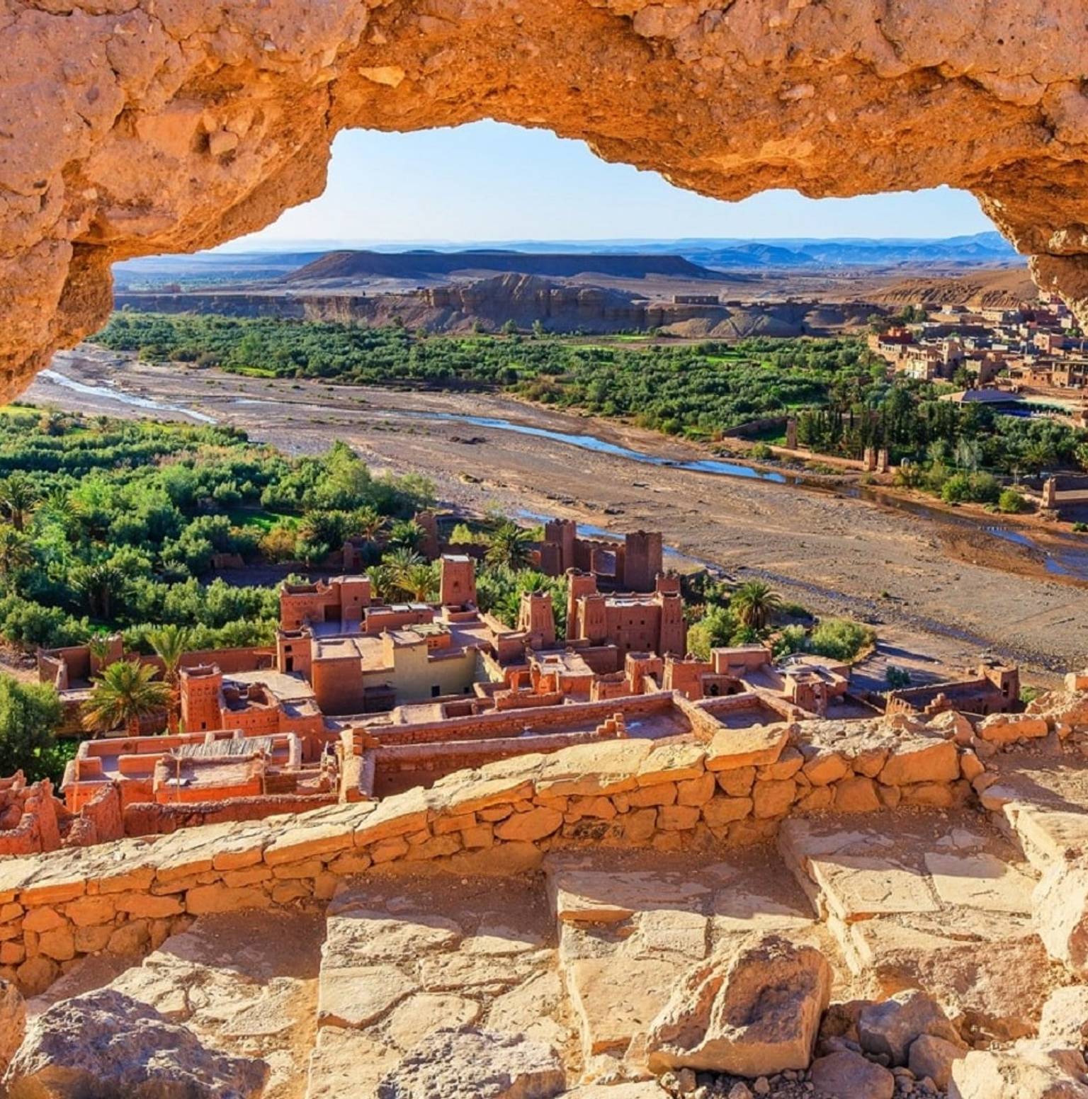 Dades Valley - Skoura - Ouarzazate - Ait Ben Haddou Kasbah - High Atlas Mountains - Marrakech — Boumalne Dades