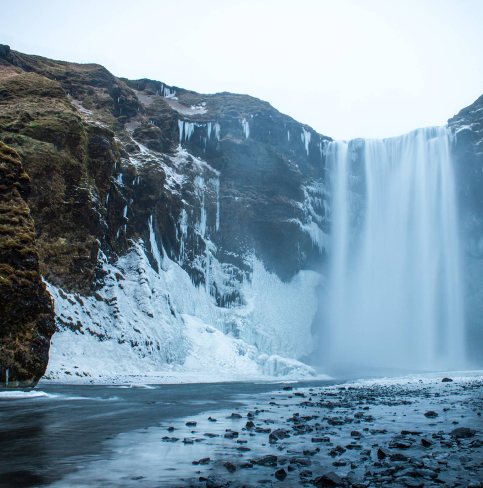 South Coast / Jokulsarlon Glacier Lagoon — Skogafoss