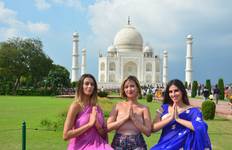 Circuit Visite de nuit du Taj Mahal en voiture depuis Delhi