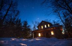 Algonquin Winter Log Cabin Adventure Tour