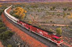 The Ghan Train with Adelaide and Darwin Tour