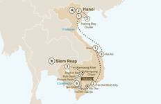 L'essence du Vietnam, du Cambodge et du Mékong de luxe (2024|2025) circuit