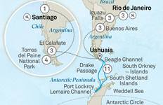 Ultimate Journey: Patagonia, Argentina, Brazil & Antarctica - Cruise & Land Journey 2026|2027 Tour