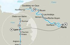 Circuit Normandie & joyaux de la Seine & spectaculaire Sud de la France 2026 - 21 jours (from Lyon to Paris)