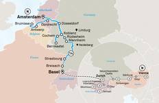 Circuit Rhin et Moselle romantiques avec les merveilles de la Suisse et de l\'Autriche