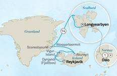 Wonders of the High Arctic: Svalbard, Greenland & Iceland Tour