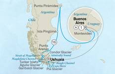 Fjords & Glaciers of Southern Chile & Patagonia 2028 Tour