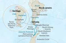 Ultimate Journey: Patagonia, Argentina, Brazil & Antarctica - Cruise & Land Journey 2028 Tour