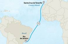 Wellness Retreat: Rio to Santa Cruz de Tenerife Tour