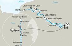 Circuit Normandie & joyaux de la Seine & spectaculaire Sud de la France 2026 - 21 jours (from Paris to Lyon)
