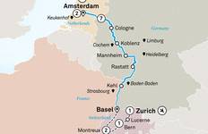 Circuit Points forts du Rhin avec Amsterdam et la Suisse 2027 - 14 jours (from Amsterdam to Zurich)