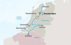 Circuit Moulins à vent, tulipes et délices belges à Amsterdam