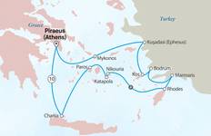 Wonders of the Greek Islands & Aegean Riviera Tour