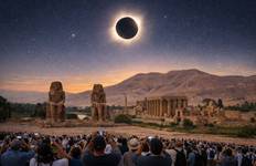 Circuit Eclipse solaire Louxor 2027 & Merveilles de l'Egypte ancienne (Pyramides-GEM-Croisière sur le Nil de Louxor à Assouan)
