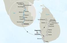 Circuito Crucero de lujo por el curso inferior del Ganges y lo mejor de Sri Lanka