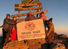De Kilimanjaro beklimmen via de Marangu Route 8 dagen Tanzania (alle accommodatie en vervoer zijn inbegrepen)-rondreis