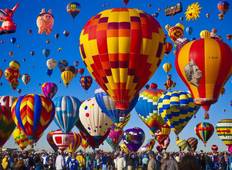 Albuquerque Baloon Fiesta & Santa Fe Rundreise