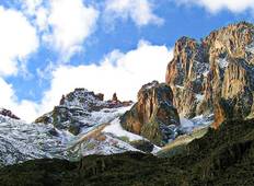 Mount Kenya Trekking Tour entlang der Sirimon Route - 4 Tage Rundreise