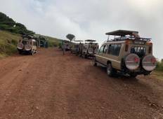 Unterkunftssafari -Tarangire Lake Manyara & Ngorongoro Krater (3 Tage) Rundreise
