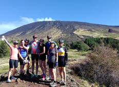MTB tocht, van de Etna naar de zee-rondreis
