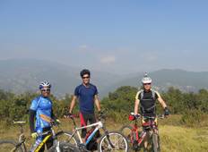 Nagarkot bis Namobuddha mit dem Mountainbike Rundreise
