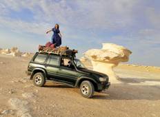 Cairo : 3 Days Bahariya Oasis + Camping in the white desert with Round Trip PRIVATE Transfers Tour